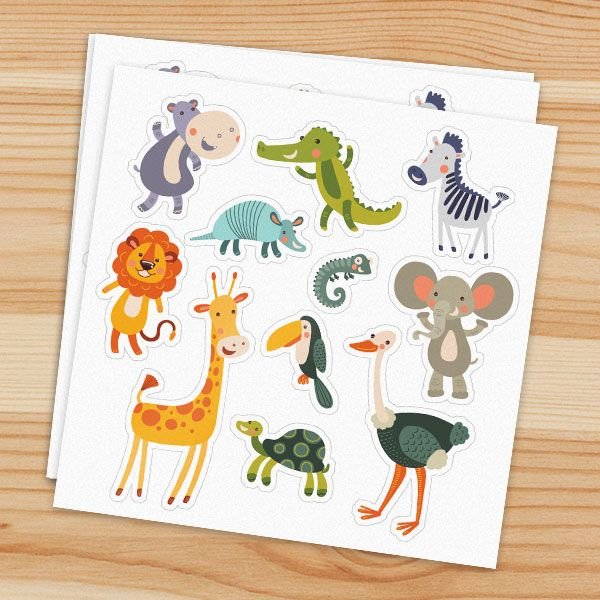 lámina de stickers Costa Rica