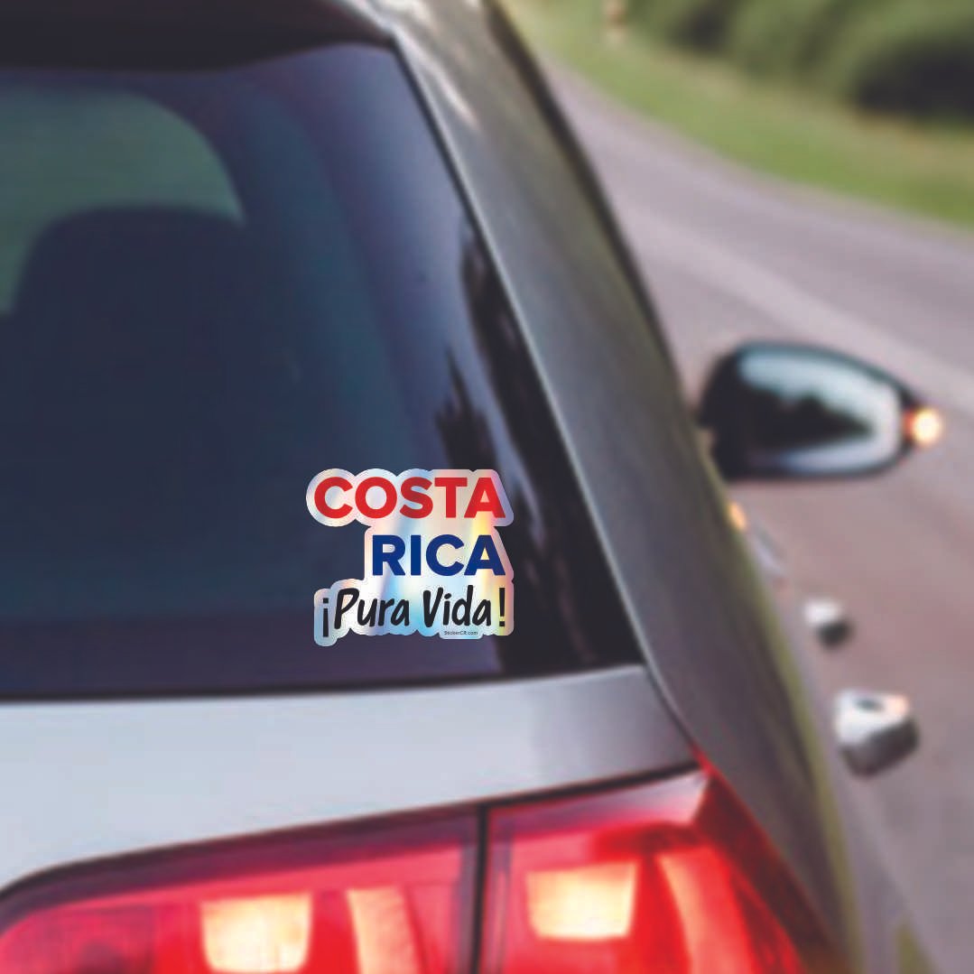 Sticker Costa Rica Pura Vida