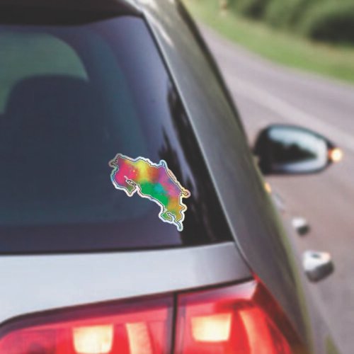 Sticker Mapa Costa Rica