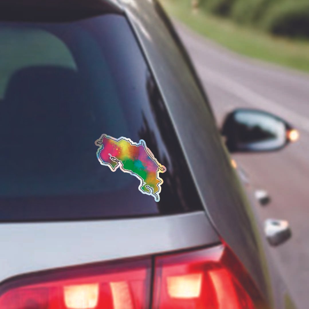 Sticker Mapa Costa Rica